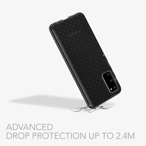 Vista 4 de tech21 Evo Check - Funda para teléfono Samsung Galaxy S20 5G, propiedades antimicrobianas higiénicamente limpias contra los gérmenes con protección