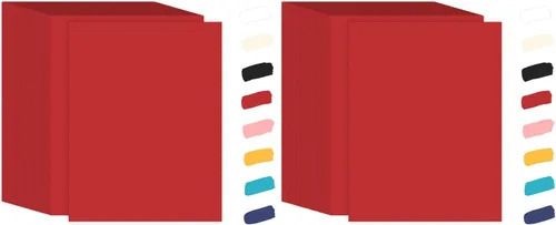 Vista 11 de Goefun 100 Sheets Yellow Cardstock 8.5 x 11 65lb Paper Amarillo