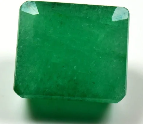Vista 2 de Esmeralda india original de 4 a 8 CT Forma cuadrada Piedra suelta para la fabricación de joyas a precio mayorista..