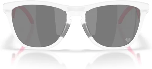 Vista 8 de Oakley Montura de gafas de sol para hombre, lentes de zafiro Prizm Azul ácido mate