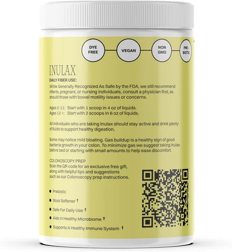 Vista 2 de Suplemento de fibra natural a base de plantas Alivio del estreñimiento para mujeres, hombres, niños y mascotas Fibra de acción rápida para uso