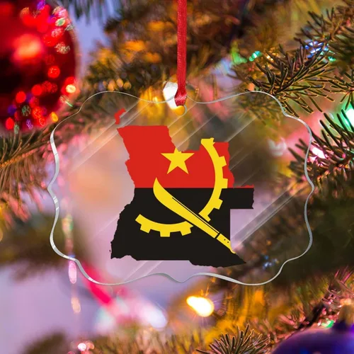 Vista 10 de Bandera de Albania, silueta de árbol, adorno de decoración de árbol de Navidad, bandera nacional, recuerdo de árbol de Navidad, recuerdo de Albania