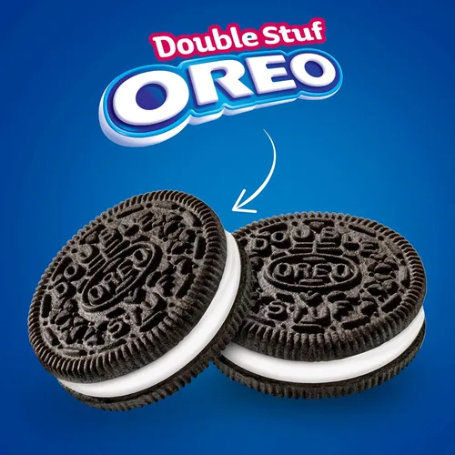 Vista 4 de Galletas Oreo con relleno doble, 20 onzas (paquete de 12)