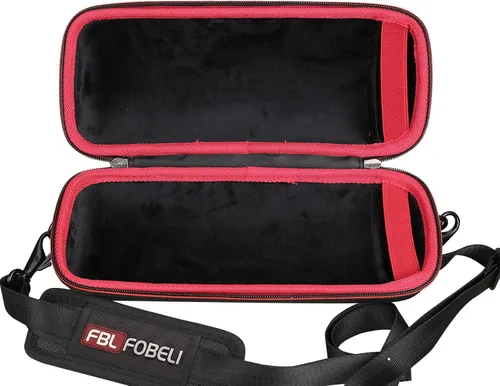 Vista 3 de FBLFOBELI Funda rígida de transporte para altavoz Bluetooth impermeable JBL Charge 4/Charge 5, bolsa protectora con correa para el hombro
