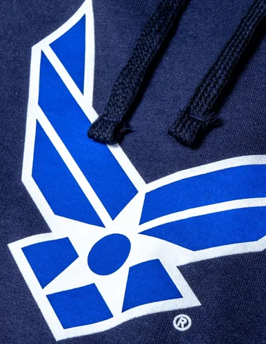 Vista 6 de Ann Arbor T-shirt Co. Sudadera con capucha para el ejército de los Estados Unidos, First Responder de la Fuerza Aérea del Ejército