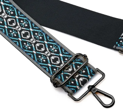 Vista 144 de ZOOEASS Hebillas de níquel Correa ancha para el hombro ajustable de repuesto para cinturón de pistola, hebilla de guitarra estilo bandolera