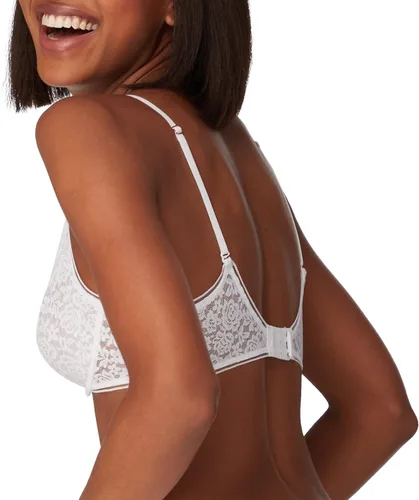 Vista 2 de Maidenform Pure Comfort - Brasier de encaje con aros elásticos, brasier de encaje convertible para comodidad diaria