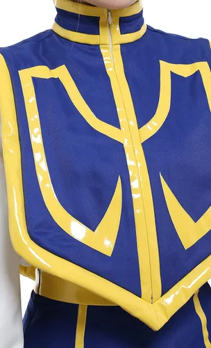 Vista 5 de Miccostumes Disfraz unisex de Kurapika de manga larga con capa y falda
