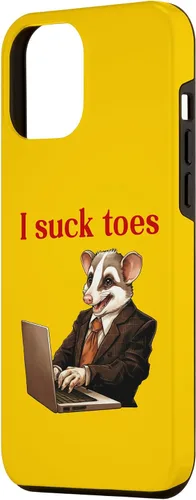 Vista 2 de Funda para iPhone 12 Pro Max Funny Feet Lover Lamiendo los dedos del pie Humor extraño I Chuck Toes