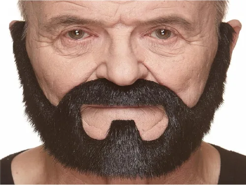 Vista 24 de Mustaches Self-Adhesive Stick On Fake Handlebar for Adults Negro