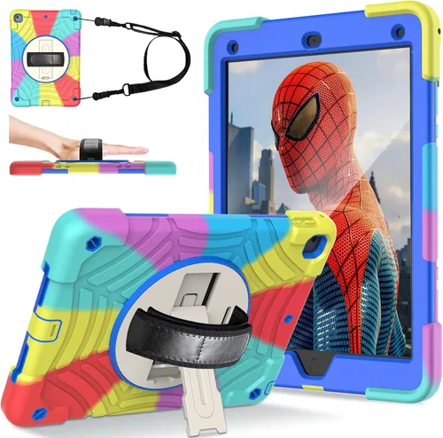 Vista 15 de LTROP Funda Protectora para iPad de 6ª/5ª Generación y iPad Air 2, Funda para iPad de 9.7 Pulgadas con Correa para el Hombro, Soporte