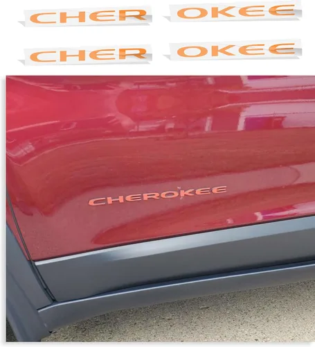 Vista 2 de Adhesivo adhesivo de superposición de emblema 4x4 - Jeep Cherokee 2014-2023