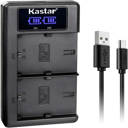 Vista 10 de Kastar Paquete de 3 baterías LP-E6 y cargador USB LKD2 de repuesto para Canon LP-E6, LP-E6N, LP-E6NH, LP-E6N Pro batería, Canon LC-E6, LC-E6E