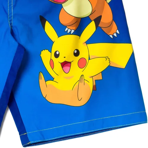 Vista 5 de Pokemon Pikachu Charmander Ivysaur Wartortle - Traje de baño para niños pequeños a grandes