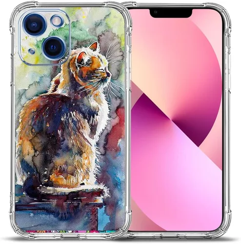 Vista 20 de Funda para iPhone 13 Pro Max, protección contra caídas de flores de mariposa azul, rosa, a prueba de golpes, carcasa protectora de cuerpo completo