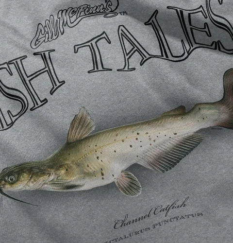 Vista 5 de Brisco Brands Gill McFinn Catfish Fisherman Fishing Toddler Boy Girl T Shirt