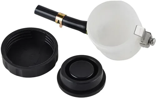 Vista 8 de Depósito de líquido de frenos delantero, recipiente de tanque de aceite, repuesto compatible con Kawasaki Ninja ZX14R ZX10R ZX6R Z1000 ZX7R ZX9R