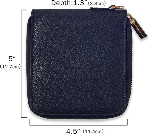 Vista 5 de FEMIECHO Estuche organizador de joyas de viaje, para collares, aretes, anillos, pulseras, artículos esenciales de viaje, bolsas de viaje portátiles