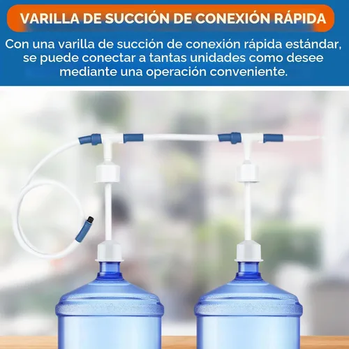 Vista 5 de SEAFLO Sistema de agua embotellada: práctico interruptor de encendido/apagado, tubo de descarga de 20 pies, enchufe de pared