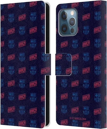 Vista 92 de Head Case Designs Funda de piel con licencia oficial del FC Barcelona con logotipo y patrón de Forca Barca, compatible con Apple iPhone 11