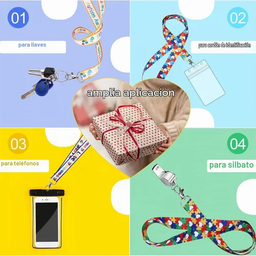 Vista 6 de Spakon - Cordón de seguridad para concientización sobre el autismo