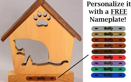 Vista 8 de Personalized Cat Memorial Gift for Cat Lovers • Customizable Pet Memorial Gift • Pet Loss Cat Gift Idea • Pet Sympathy Candle Tea Light Gift 8