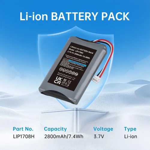 Vista 4 de Tectra for PS5 Battery LIP1708 Battery for Sony PlayStation 5 DualSense