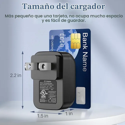 Vista 6 de Cargador de 5 V para máquina de afeitar de calavera, cable de alimentación compatible con Pitbull Gold/Silver Pro Recargable Clipper Adaptador de CA