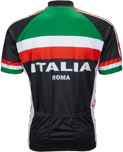Vista 2 de World Jerseys Italia Roma Maillot de ciclismo de manga corta para hombre