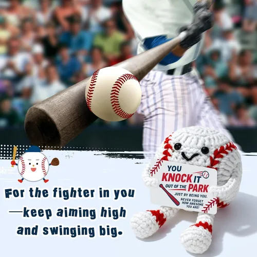 Vista 5 de Divertidos regalos de béisbol para niños y hombres, accesorios de pelotas de béisbol geniales, adornos de Navidad para jugadores amantes