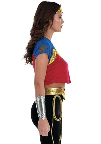 Vista 3 de Kit de Accesorios de Disfraz Mujer Wonder Woman Multicolor