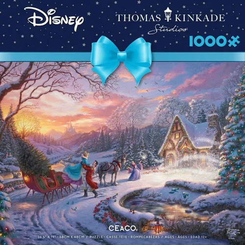 Vista 3 de Ceaco - Thomas Kinkade Disney - Cenicienta - Rompecabezas de 1000 piezas