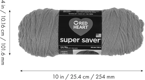 Vista 10 de Red Heart Super Saver - Ovillo para ganchillo y tejer, mar de Aruba, paquete de 3