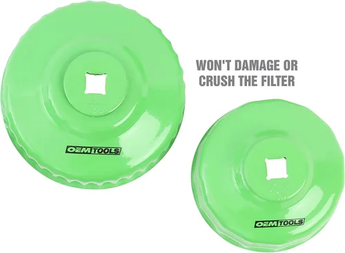 Vista 5 de OEMTOOLS 87151 Juego de llaves para filtro de aceite de 10 piezas, juego de extracción de filtro de aceite para trinquete de 3/8 pulgadas para una