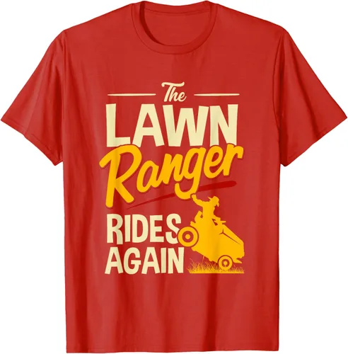 Vista 65 de The Lawn Ranger Rides Again - Camiseta de corte de césped Azul Marino