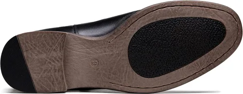 Vista 6 de Jousen Chelsea Boots Men Polished Leather Dress Boots Stylish Classic Retro Slip On Boots for Men