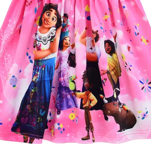 Vista 3 de WNQY Girls Princess Dress Up for Cosplay Costume Halloween Fancy Paty Dresses