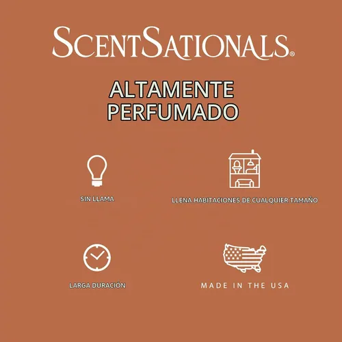 Vista 3 de Scentsationals Galletas de mantequilla marrón perfumada cera de Navidad