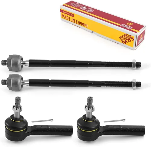 Vista 65 de Metrix Premium Chassis Parts - Kit de 4 piezas de extremos de barra de acoplamiento frontal exterior e interior compatible con Nissan Pathfinder