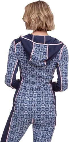 Vista 2 de Kari Traa Sudadera con capucha Rose Baselayer - 100 Lana Merino