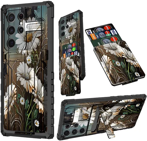 Vista 78 de Funda para Samsung A13 5G, Galaxy A13 5G con tarjetero desmontable atril resistente a prueba de golpes funda protectora para Samsung Galaxy A13 Gato