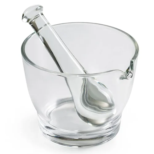 Vista 9 de Ultrassist Cuenco de cristal del mortero y de la mano de mortero de 4oz, amoladora y mezclador de la medicina para la farmacia o el laboratorio