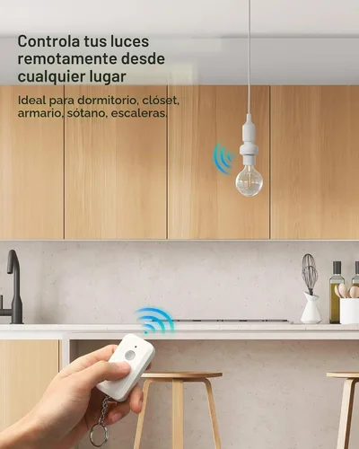 Vista 2 de DEWENWILS Enchufe de bombilla de control remoto, kit de interruptor de enchufe de bombillas inalámbricas con controlador, base E26/E27 para lámpara
