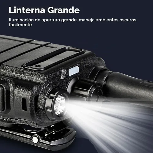 Vista 5 de Retevis Walkie Talkies RB37 Bluetooth con auriculares inalámbricos
