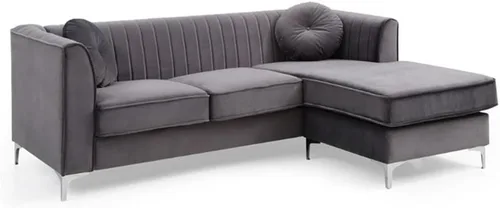 Vista 29 de Sillón Glory Furniture Delray, Gris