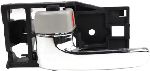 Vista 5 de Para Toyota Avalon manija de puerta interior 2000 01 02 03 2004 delantera o trasera lado del conductor cromo palanca w/botón de bloqueo de puerta