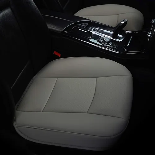 Vista 11 de Funda protectora de lujo para asiento de coche en cuero sintético - Funda para asiento delantero - Funda para base de asiento individual