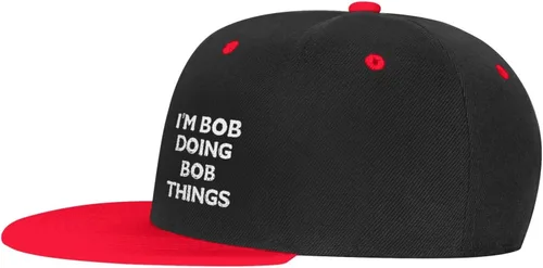 Vista 3 de Unisex Im_Bob_Doing Bob Things Logo Baseball Cap Hat Adjustable Fashion Outdoors Sandwich Cap