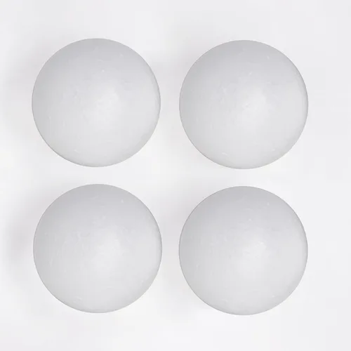 Vista 9 de Evershine Paquete de 100 bolas de espuma para manualidades de 1 pulgada, bolas de poliestireno de espuma lisas blancas para proyectos