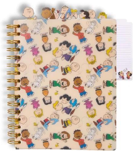 Vista 18 de Cuaderno de diario con pestañas Schitt's Creek - Rose Apothecary, encuadernado en espiral, 144 páginas rayadas, 8 x 7 pulgadas